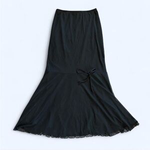 Vintage black maxi skirt
